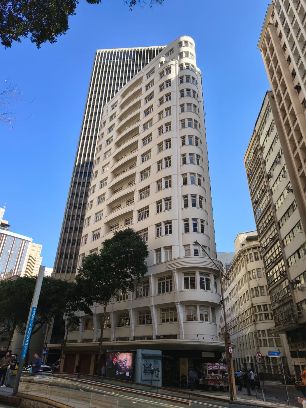Fachada atual do edifício na Avenida Rio Branco, 26